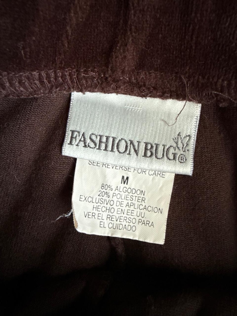 Vintage Y2K velour pink and brown sporty track pants - Picture 4 of 7